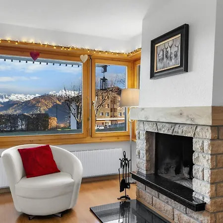 Apartment Aulnes 1, A Avec Vue Sur Les Alpes Anzère