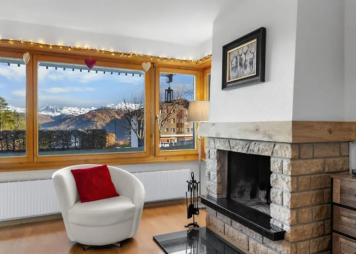 Apartment Aulnes 1, A Avec Vue Sur Les Alpes Anzère