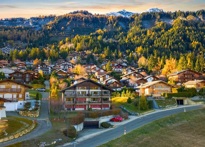 Apartment Aulnes 1, A Avec Vue Sur Les Alpes Anzère