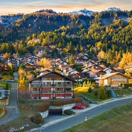 Lejlighed Aulnes 1, A Avec Vue Sur Les Alpes Anzère